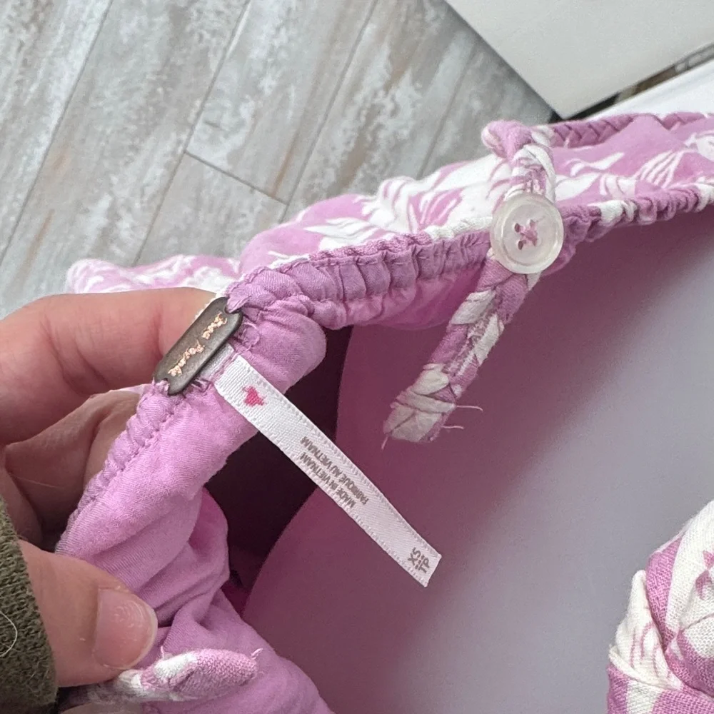 NWT Free People The Perfect Sundress Size XS Pink White Floral Linen Maxi Dress - Picture 5 of 8